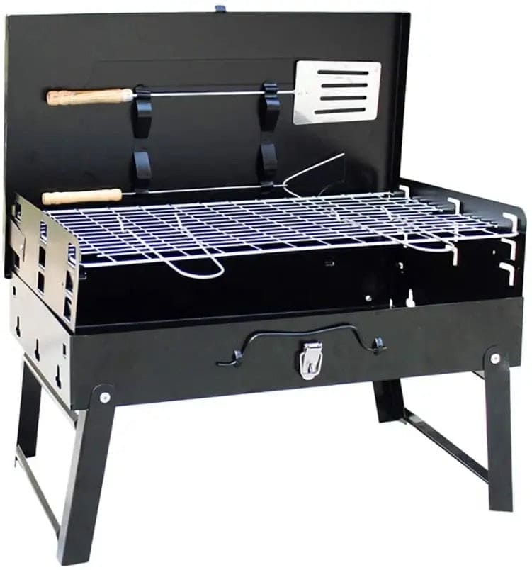 Briefcase Folding BBQ Grill, Outdoor Stainless Steel BBQ Grill, Travel Picnic Camping Grill, Patio Barbecue Charcoal Grill, Garden Outdoor Travel Picnic Folding Charcoal Grill, Compact Foldable Grill Briefcase Folding BBQ Grill, Outdoor Stainless Steel BBQ Grill, Travel Picnic Camping Grill, Patio Barbecue Charcoal Grill, Garden Outdoor Travel Picnic Folding Charcoal Grill, Compact Foldable Grill